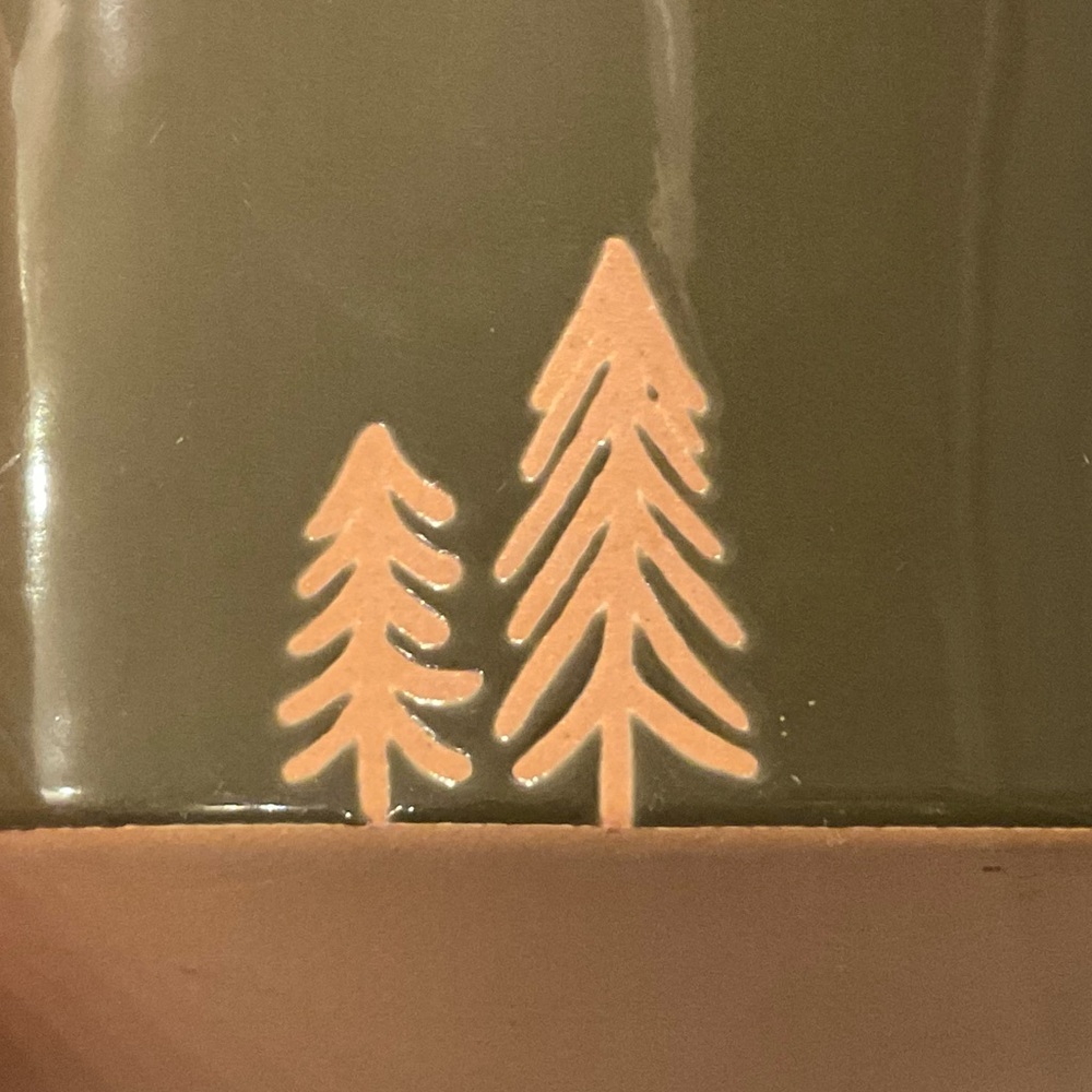 Mountain Man Fruit & Nut Company Ceramic Mug with Pine Tree Design - Picture 13 of 13